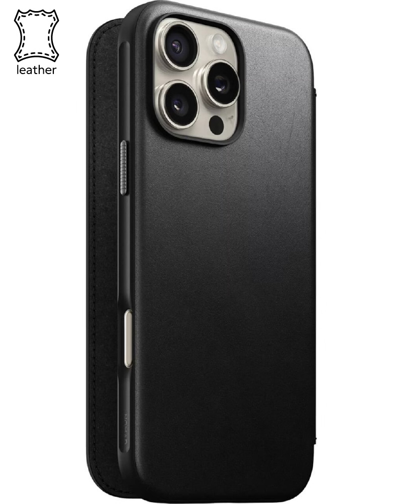 Чохол Nomad Modern Leather Folio Back for iPhone 16 Pro Max (NM01675785)