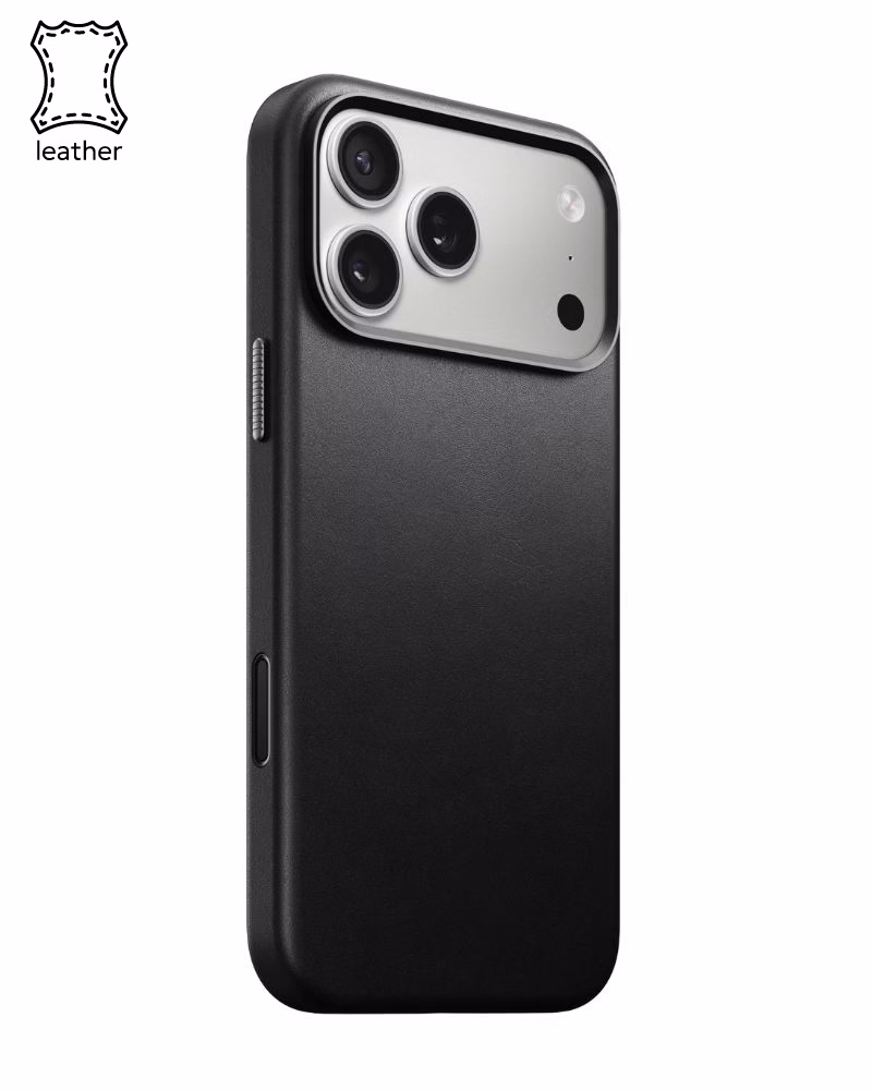 Шкіряний чохол Nomad Traditional Black для iPhone 17 Pro Max