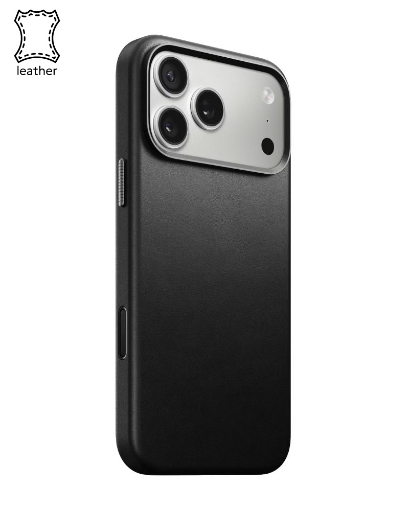 Шкіряний чохол Nomad Traditional Black для iPhone 17 Pro Max - 3 - 1