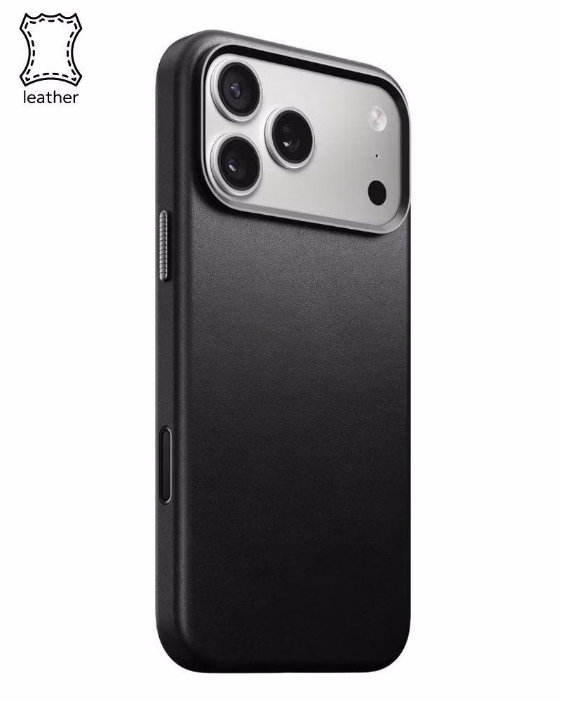 Шкіряний чохол Nomad Traditional Black для iPhone 17 Pro