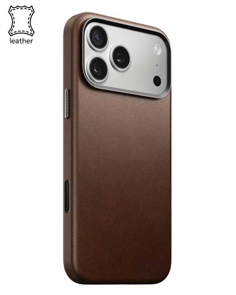 Шкіряний чохол Nomad Traditional Brown для iPhone 17 Pro - 3 - 1