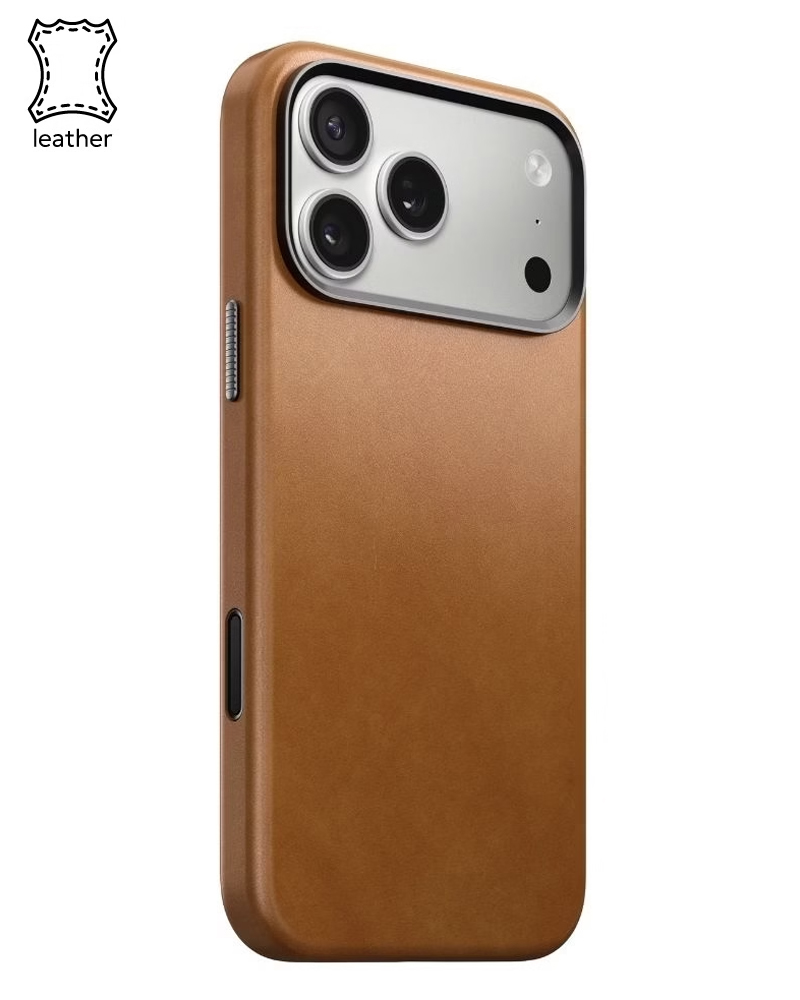 Шкіряний чохол Nomad Traditional English Tan для iPhone 17 Pro - 3 - 1