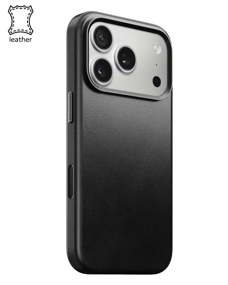 Кожаный чехол Nomad Traditional Horween Black для iPhone 17 Pro - 3 - 1