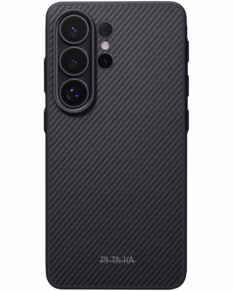 Чехол Pitaka Cairn Classic Twill 600D для Samsung Galaxy S26 Ultra Black/Grey