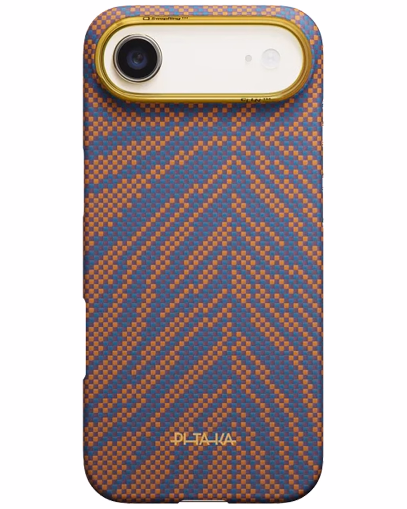 Чохол Pitaka Edge Ultra-Slim Breath of Veins для iPhone Air Burning Orange