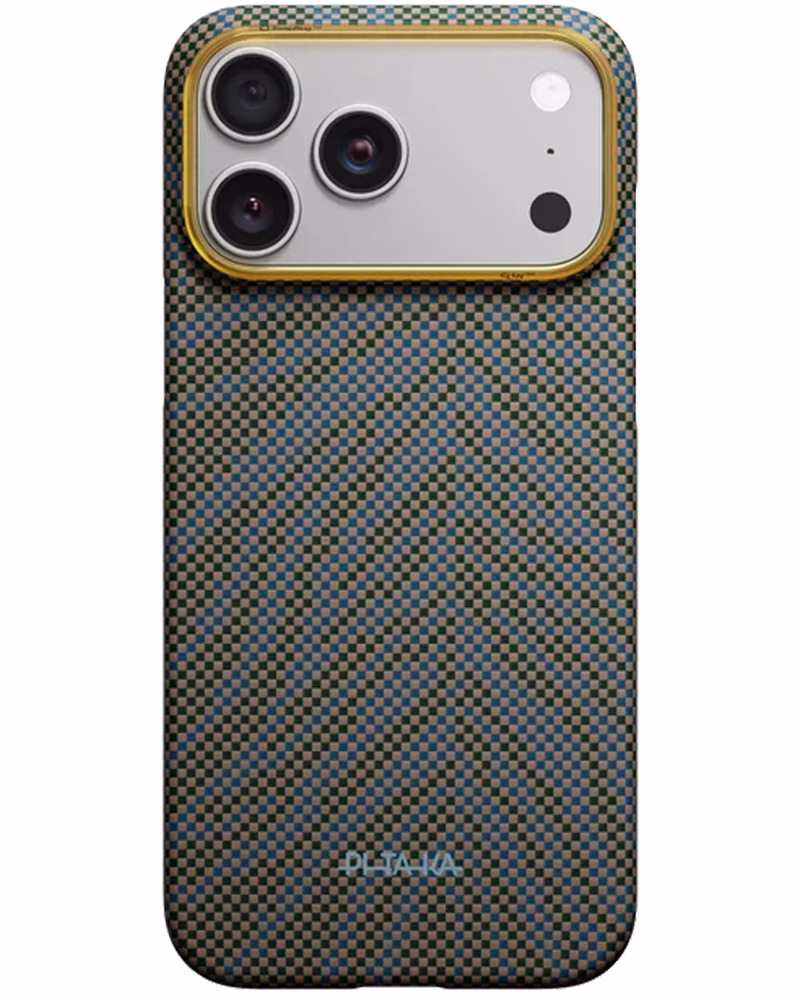 Чохол Pitaka Edge Ultra-Slim Breath of Veins для iPhone 17 Pro Max Dive Green