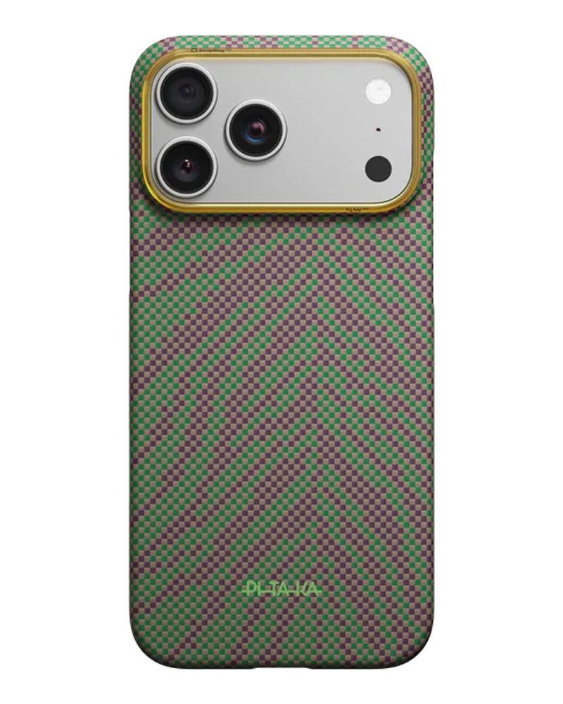 Чохол Pitaka Edge Ultra-Slim Breath of Veins для iPhone 17 Pro Sprout Surge - 3 - 1