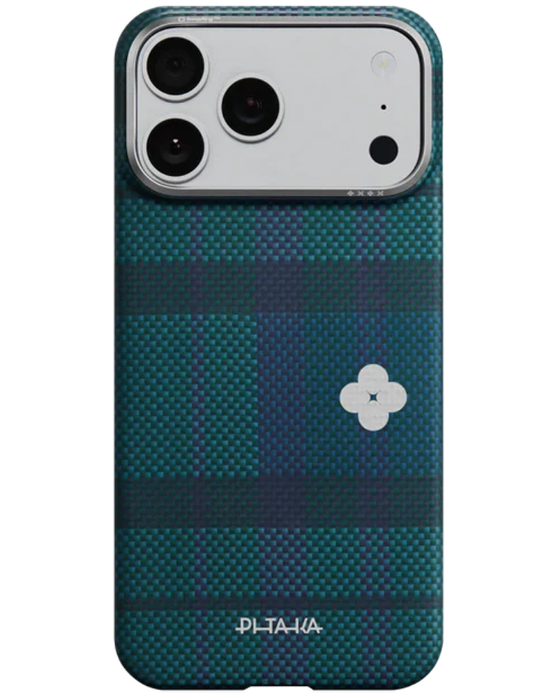 Чохол Pitaka Edge Ultra-Slim Flora in Grid для iPhone 17 Pro Max Forest Dawn - 3 - 1