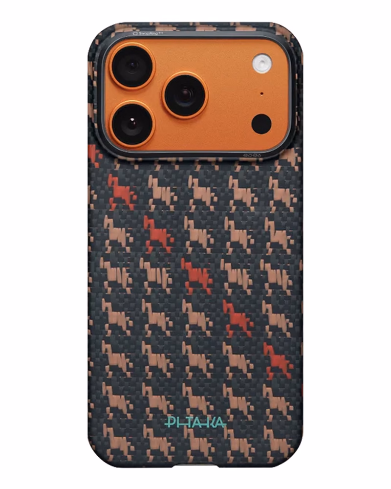 Чохол Pitaka Edge Ultra-Slim Happiness Rides для iPhone 17 Pro Ebony