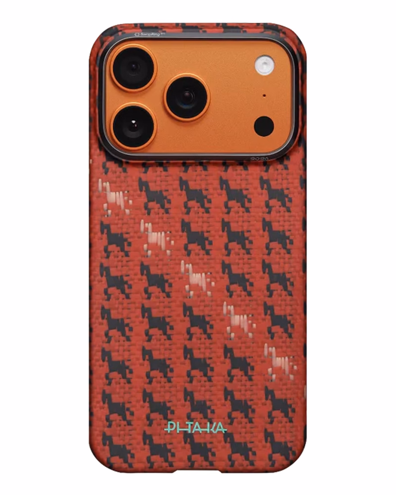 Чохол Pitaka Edge Ultra-Slim Happiness Rides для iPhone 17 Pro Maroon