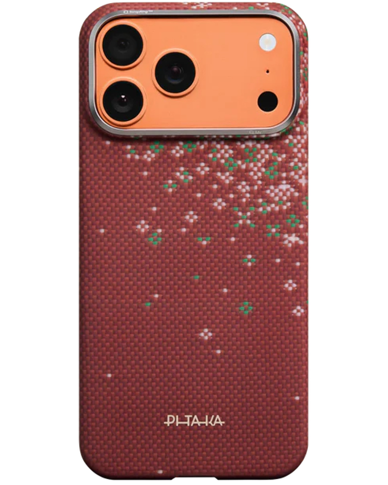 Чохол Pitaka Edge Ultra-Slim Sakura Hours для iPhone 17 Pro Max Daybreak Red - 3 - 1