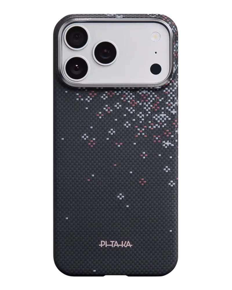 Чохол Pitaka Edge Ultra-Slim Sakura Hours для iPhone 17 Pro Midnight Black