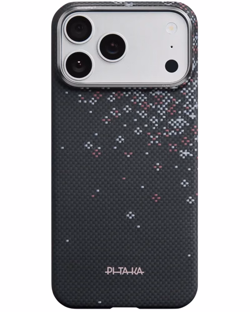 Чохол Pitaka Edge Ultra-Slim Sakura Hours для iPhone 17 Pro Max Midnight Black