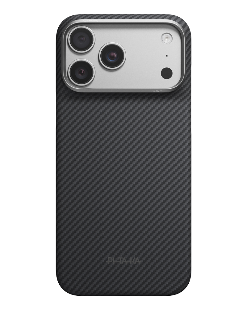 Чохол Pitaka Edge Ultra-Slim Twill Black/Grey для iPhone 18 Pro/17 Pro - 3 - 1