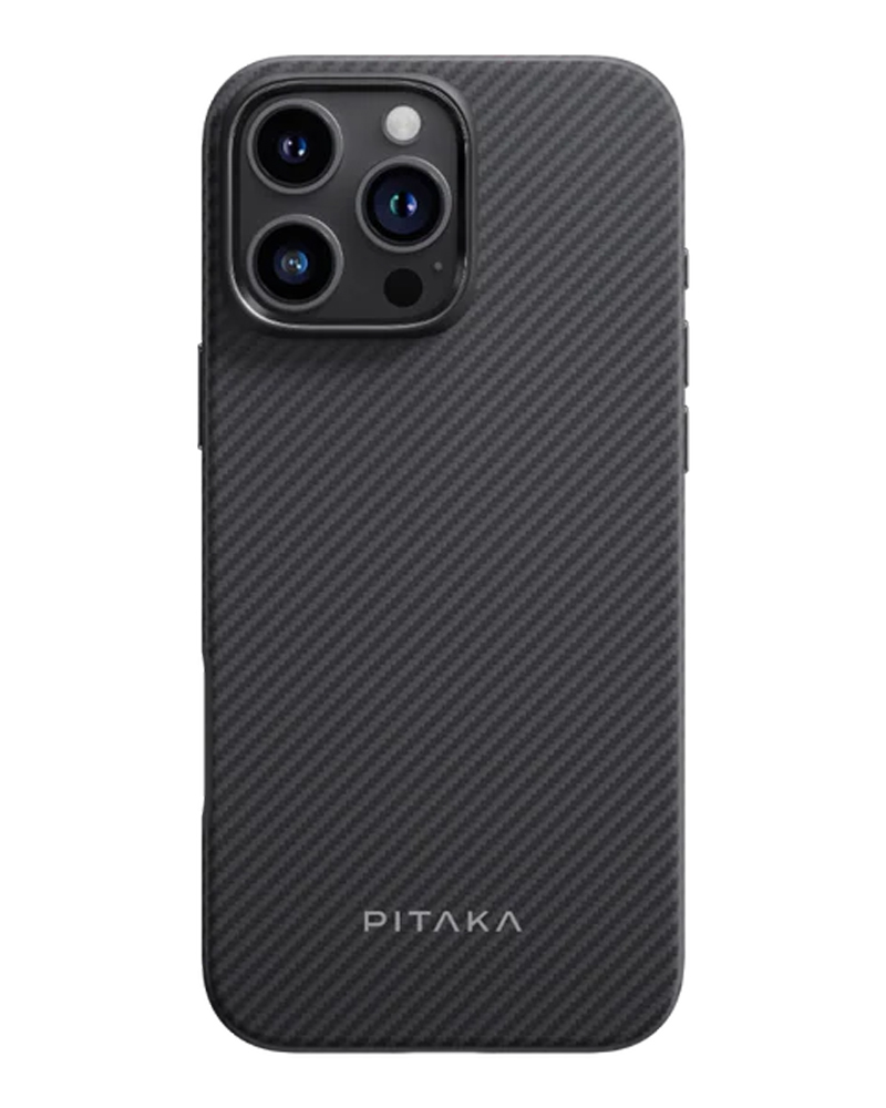 Чохол Pitaka Summa UltraGuard для iPhone 16 Pro Classic Twill 600D Black/Grey