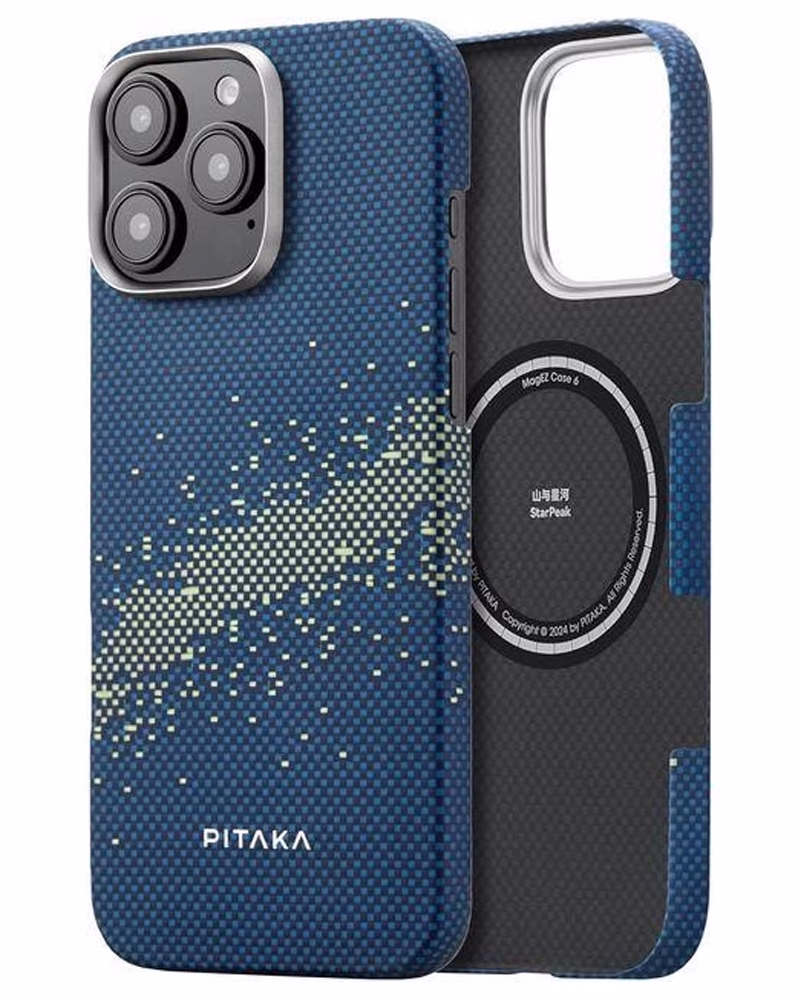 Чохол Pitaka Tactile Woven StarPeak Lumintex Milky Way Galaxy для iPhone 16 Pro Max