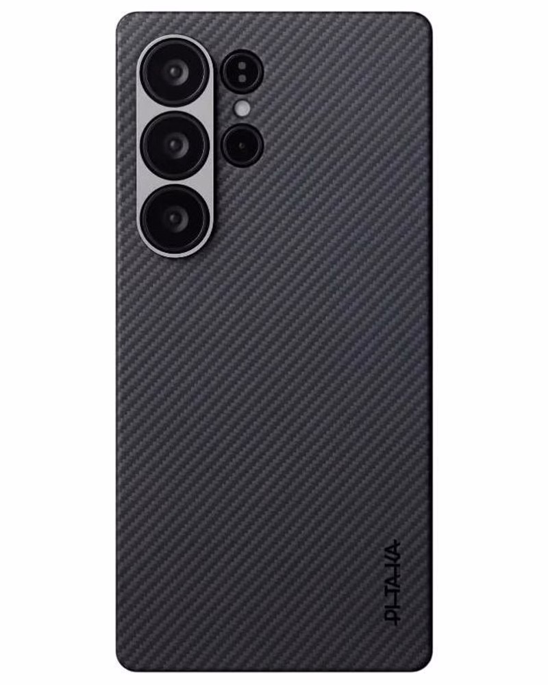 Чохол Pitaka Ultra-Slim Case Classic Twill 600D Black/Grey for Samsung Galaxy S25 Ultra (KS2501U)