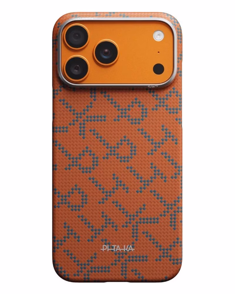 Чохол Pitaka Edge для iPhone 17 Pro Monogram Blue/Orange