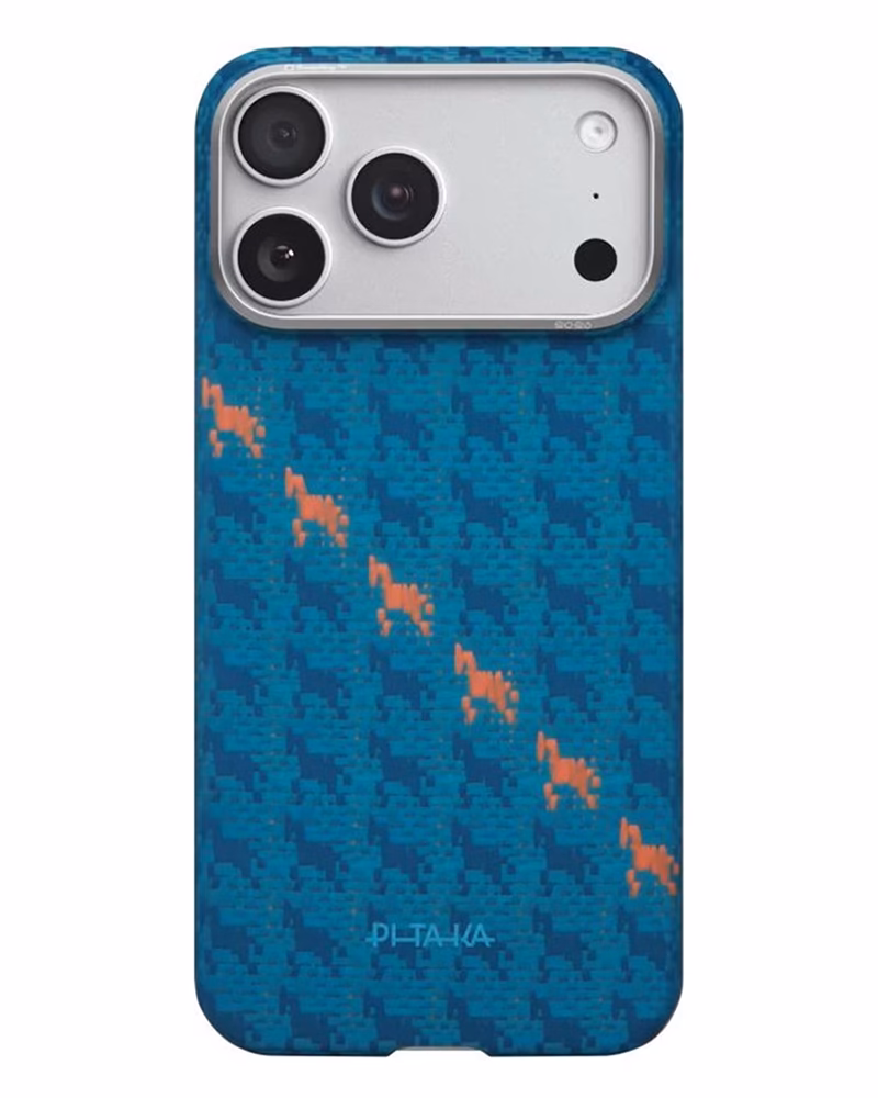 Чохол Pitaka Ultra-Slim Happiness Rides PitaTap для iPhone 17 Pro Indigo