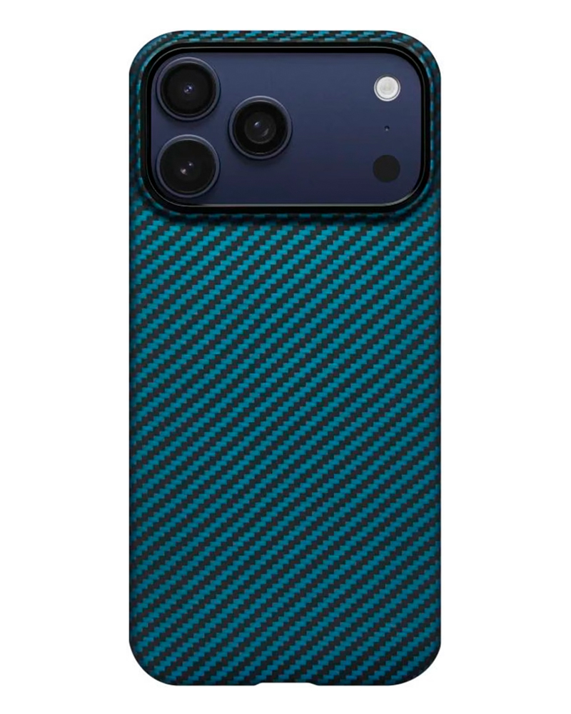 Чохол Pitaka Ultra-Slim Twill Blue/Grey для iPhone 17 Pro - 3 - 1