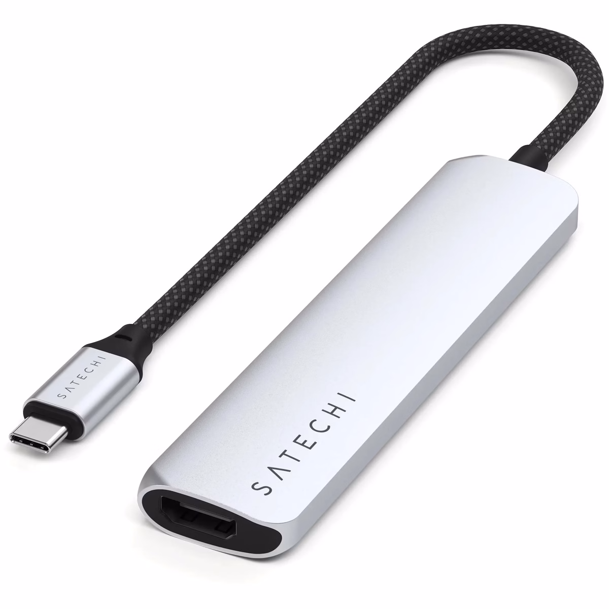 Хаб Satechi 6-in-1 USB-C Slim Silver