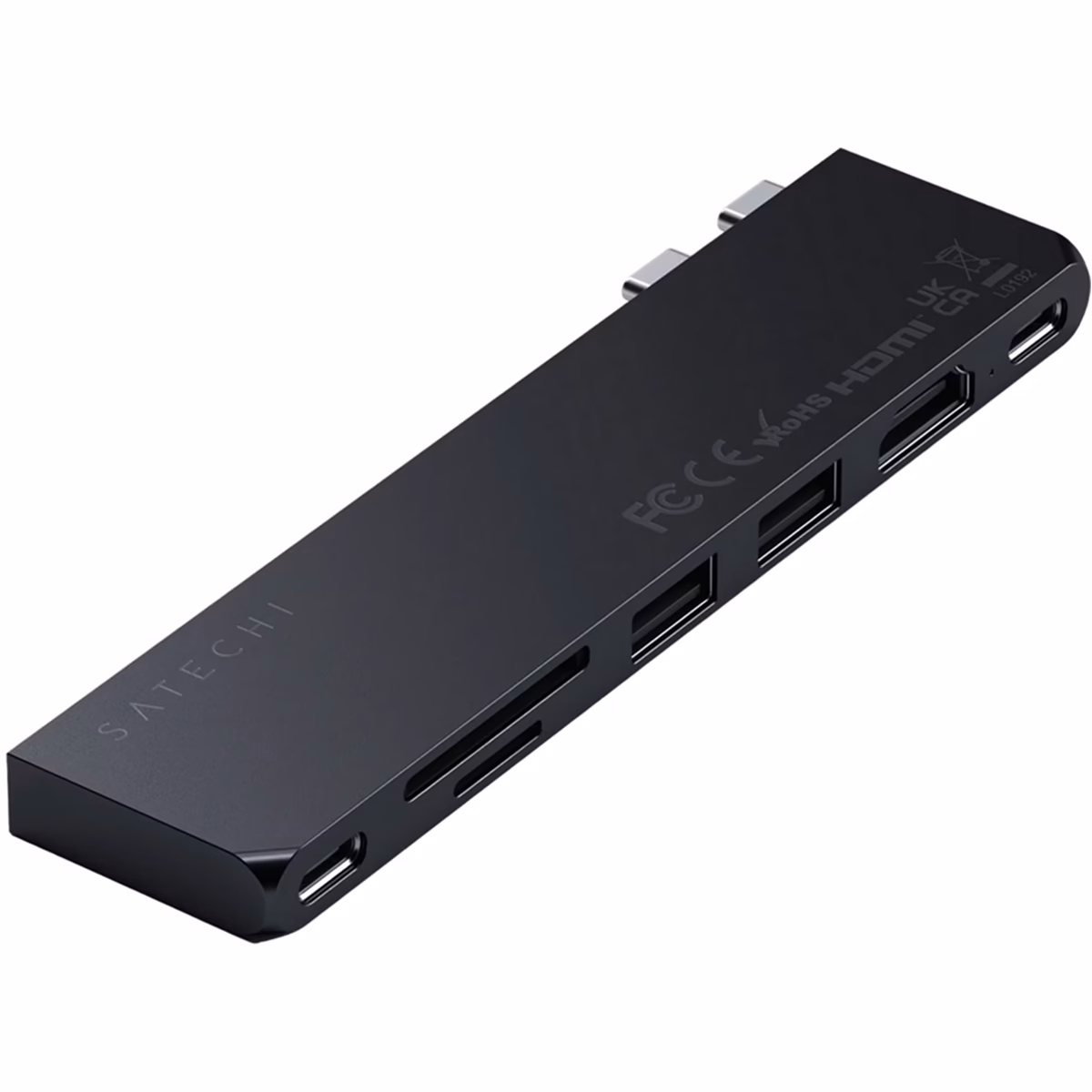 Хаб Satechi Aluminum USB-C Pro Hub Slim Adapter Midnight