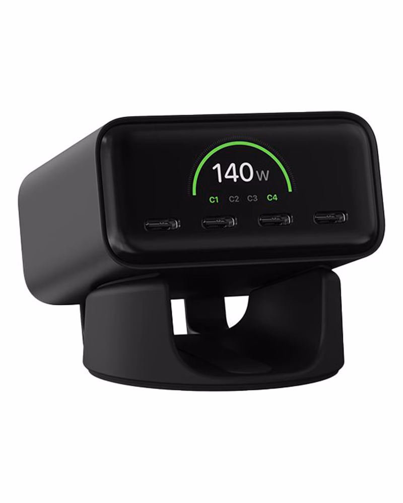 Настільний мережевий зарядний пристрій Satechi ChargeView 140W Black