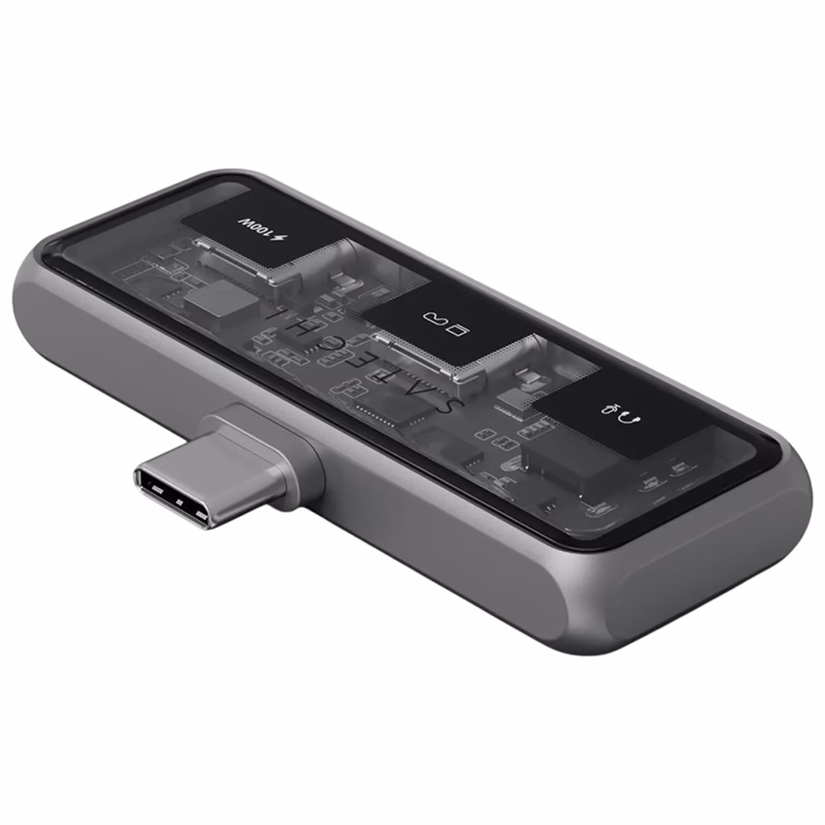 Хаб Satechi Mobile XR із аудіороз'ємом Space Gray