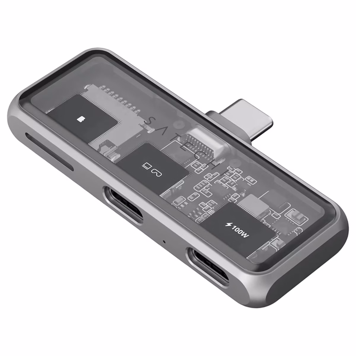 Хаб Satechi Mobile XR із картридером microSD Space Gray