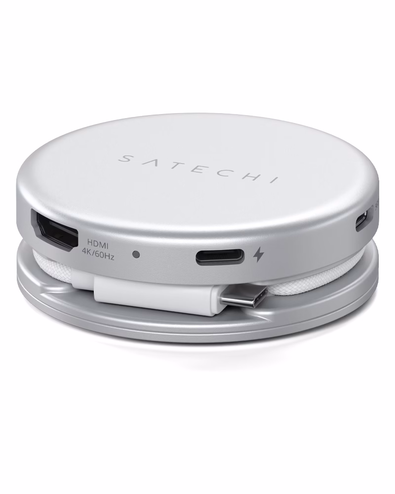 Мультипортовий адаптер Satechi OntheGo 5-in-1 USB-C Silver - 1 - 2