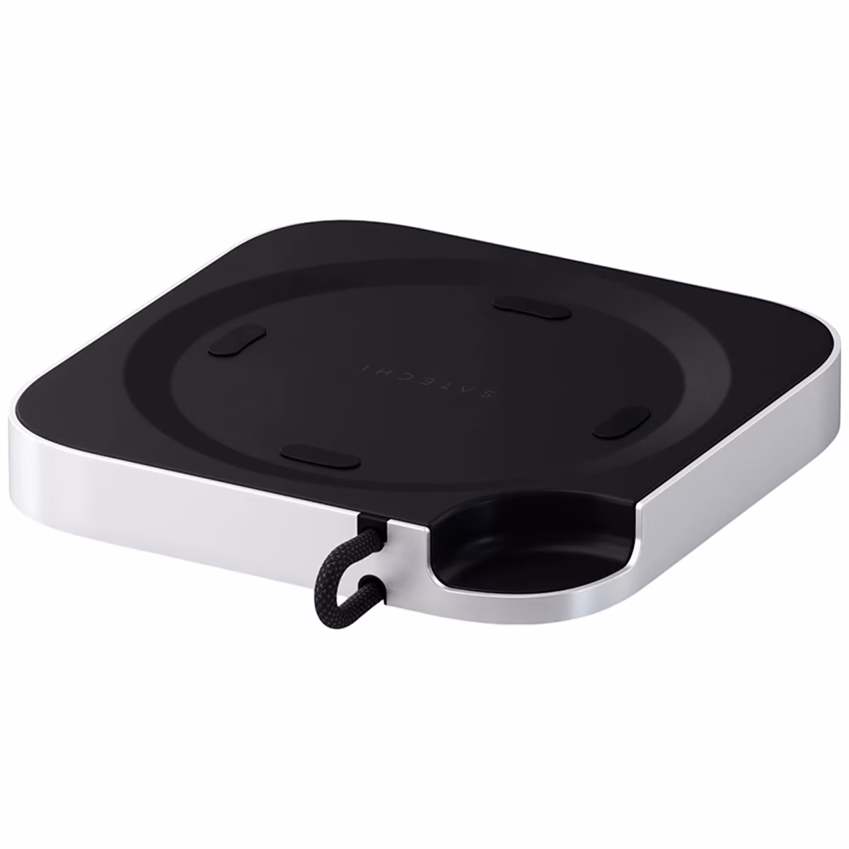Підставка-хаб Satechi для Mac Mini M4 із відсіком для SSD Silver