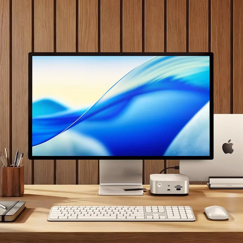 Док-станція Satechi CubeDock на робочому столі