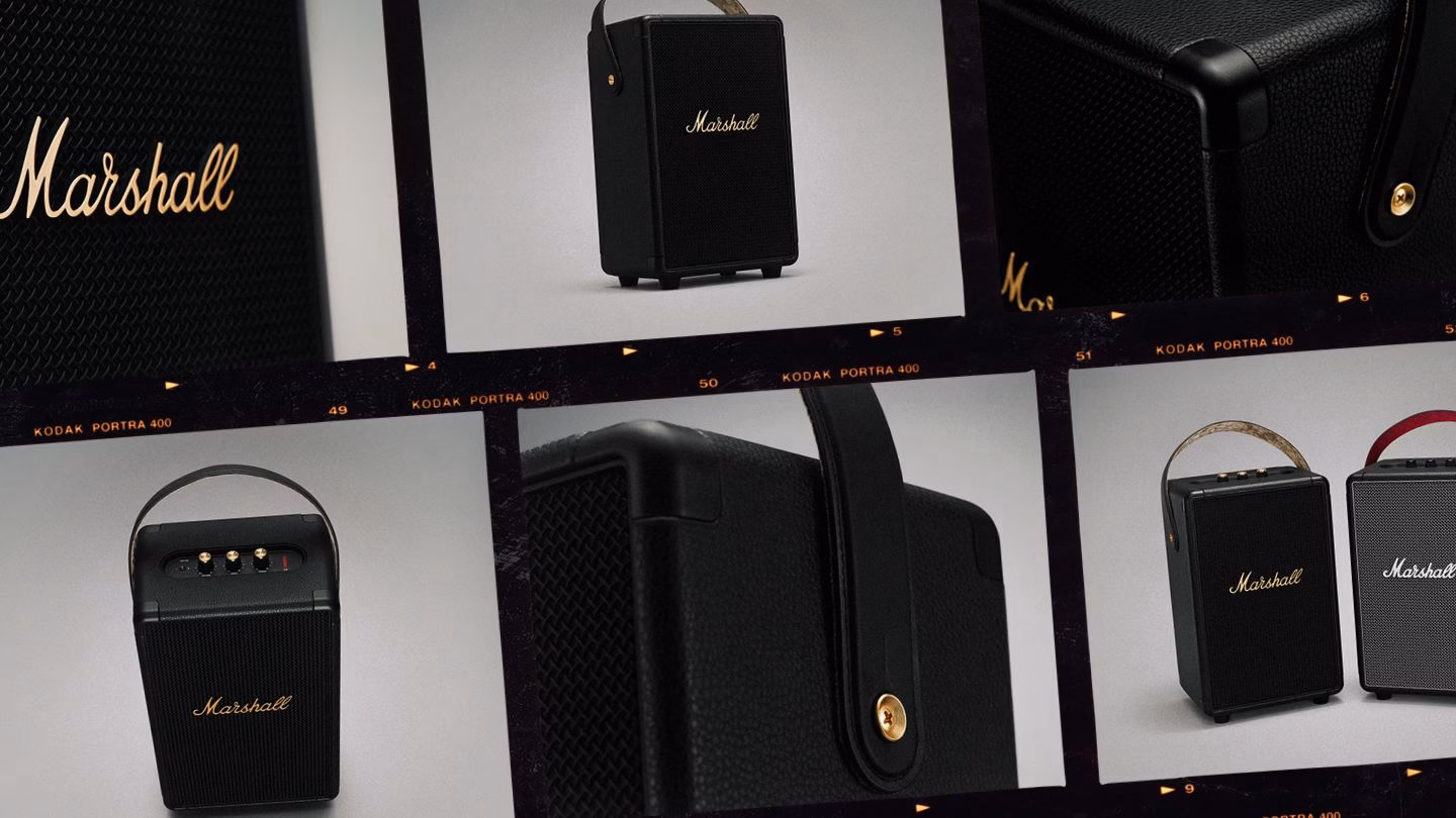 Портативна акустична система Marshall Tufton Black and Brass