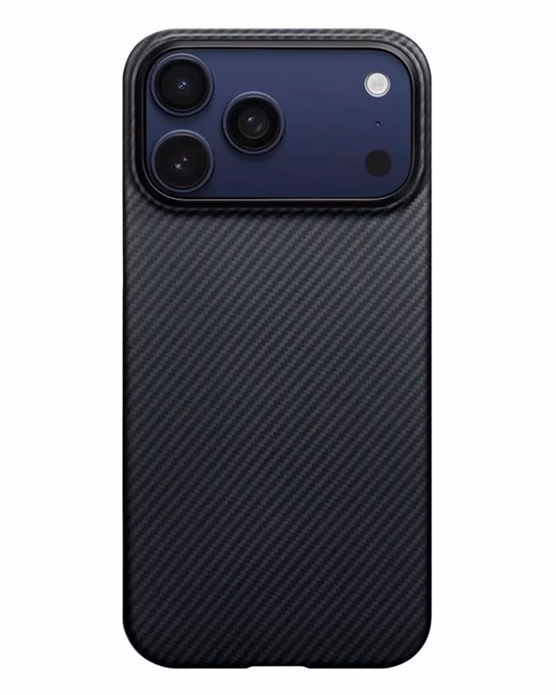 Pitaka Ultra-Slim Case Twill Black/Grey for iPhone 17 Pro (KI1701BP)