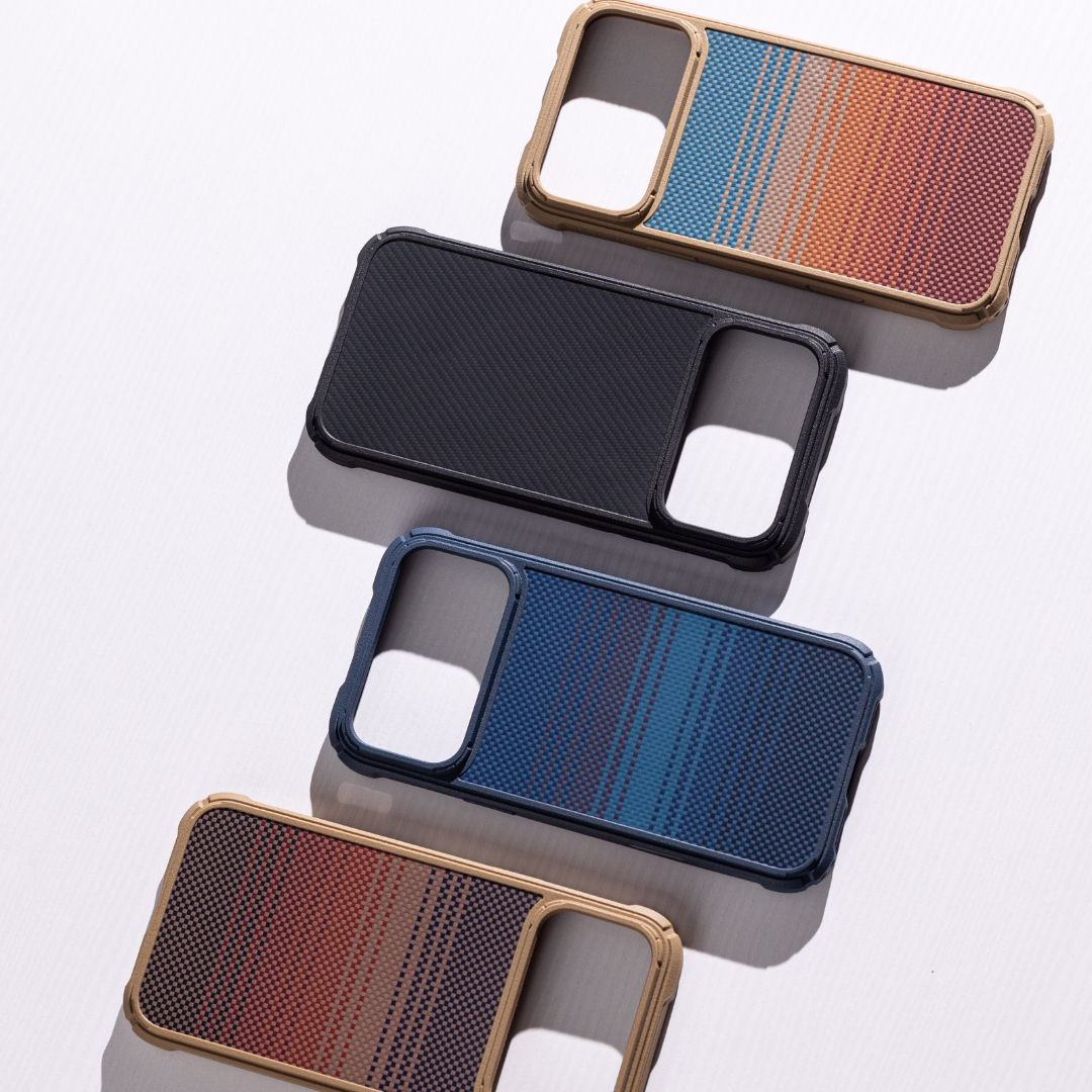 Чохли Pitaka Cairn для iPhone 18 Pro &mdash; видно посилені кутові буфери Bow-Arc і зовнішню рамку