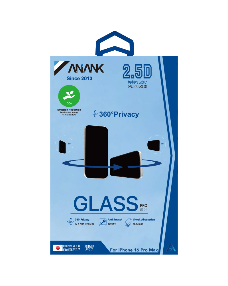 Захисне скло ANANK 2.5D Privacy 360 для iPhone 16 Pro Max - 3 - 2