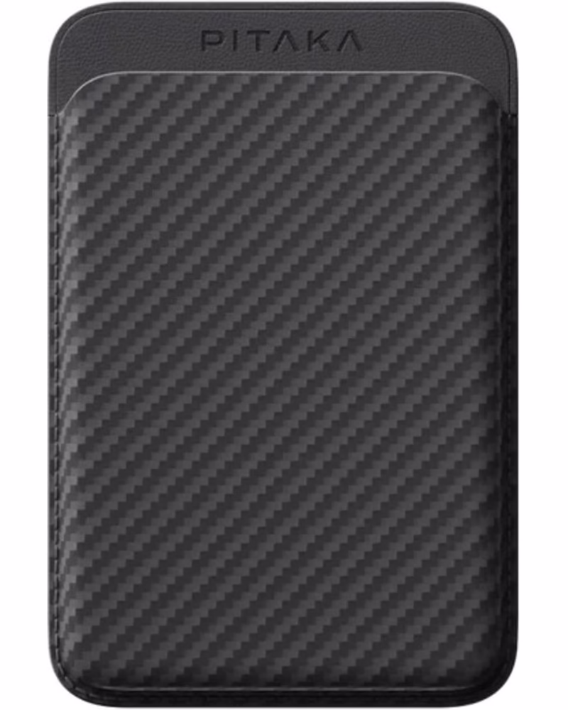 Чохол-картхолдер Pitaka Magnetic Woven Wallet Black/Grey (MWW2401)