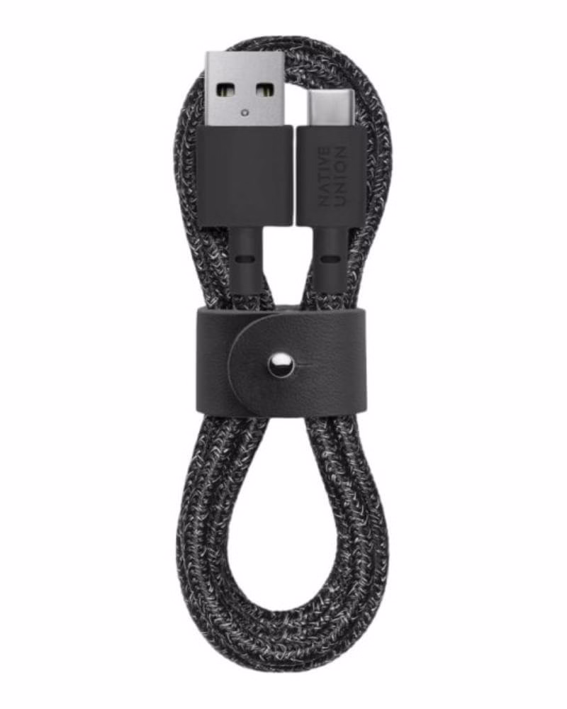 Кабель Native Union Belt Cable USB-A to USB-C Cosmos Black (1.2 m) BELT-AC-COS-NP