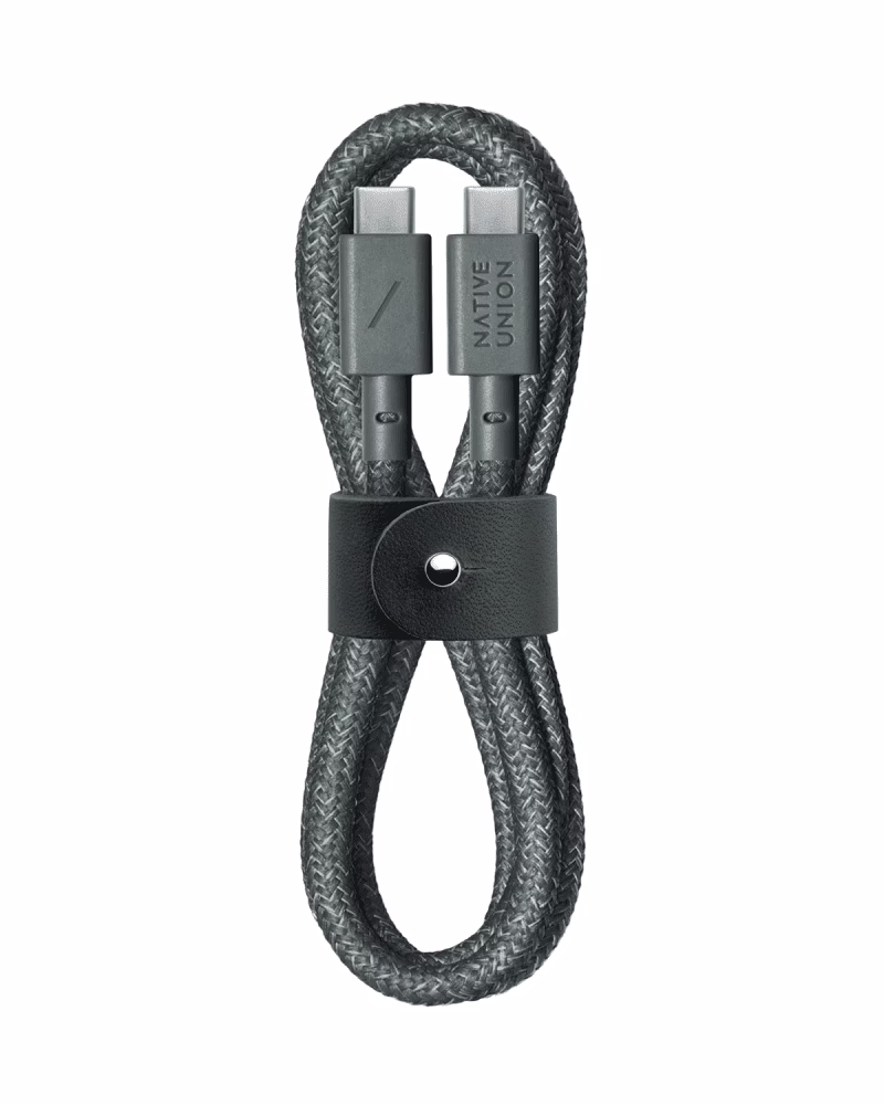 Кабель USB-C to USB-C Native Union Belt Cable Slate Green (1.2 m) BELT-C-GRN-2-NP