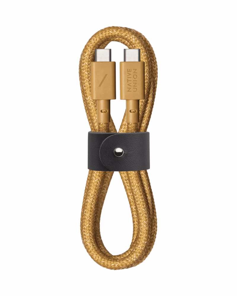 Кабель USB-C to USB-C Native Union Belt Cable Kraft (1.2 m) BELT-C-KFT-2-NP