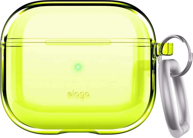 Чохол Elago Clear Case Neon Yellow для Airpods 3rd Gen