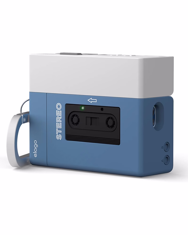 Чохол Elago Cassette Player Hang Blue для AirPods Pro 3rd Gen