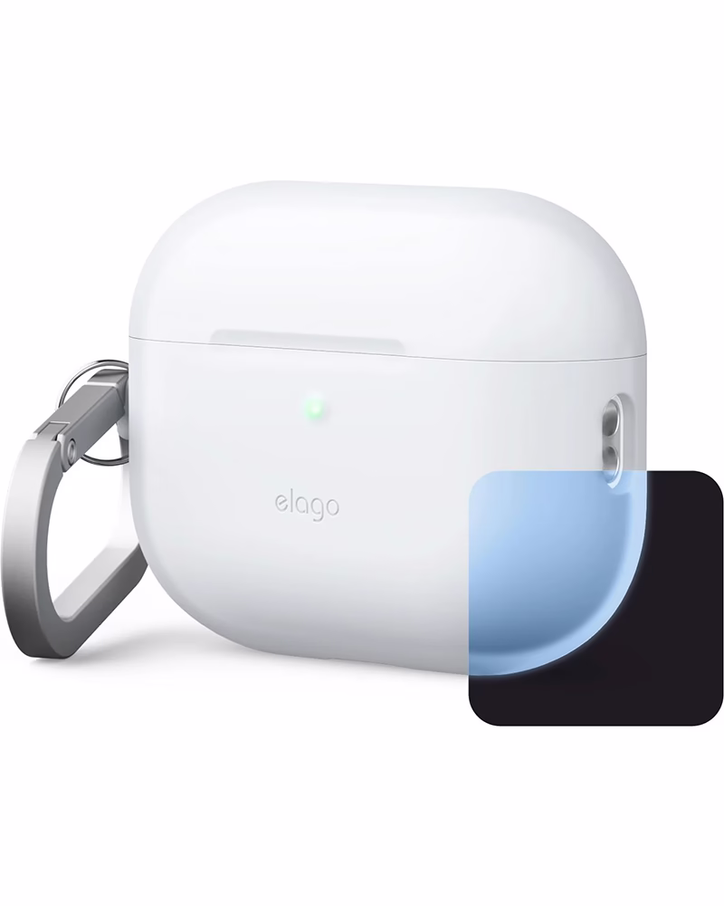 Чехол Elago Silicone Hang для AirPods Pro 3 Nightglow Blue
