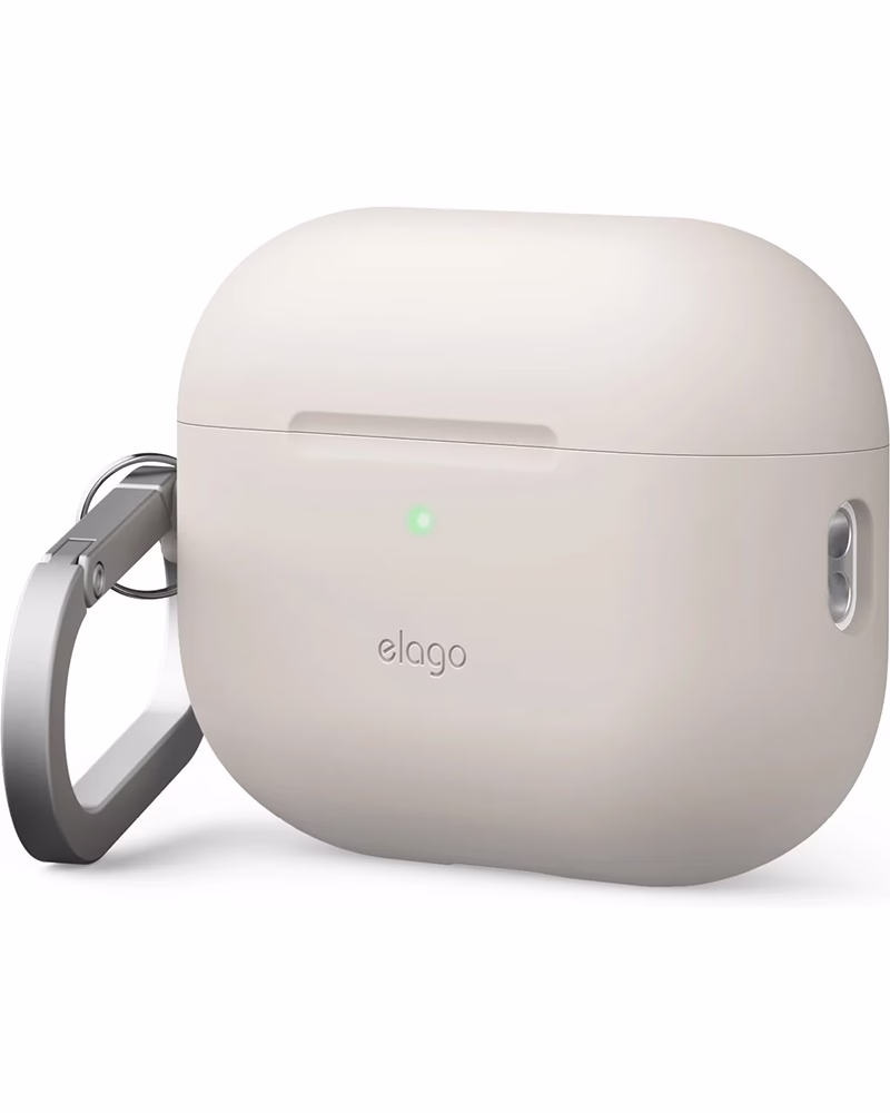 Чехол Elago Silicone Hang для AirPods Pro 3 Stone