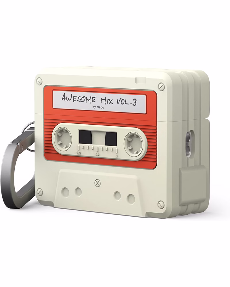 Чохол Elago Cassette Tape Hang Classic White/Red для AirPods Pro 3rd Gen