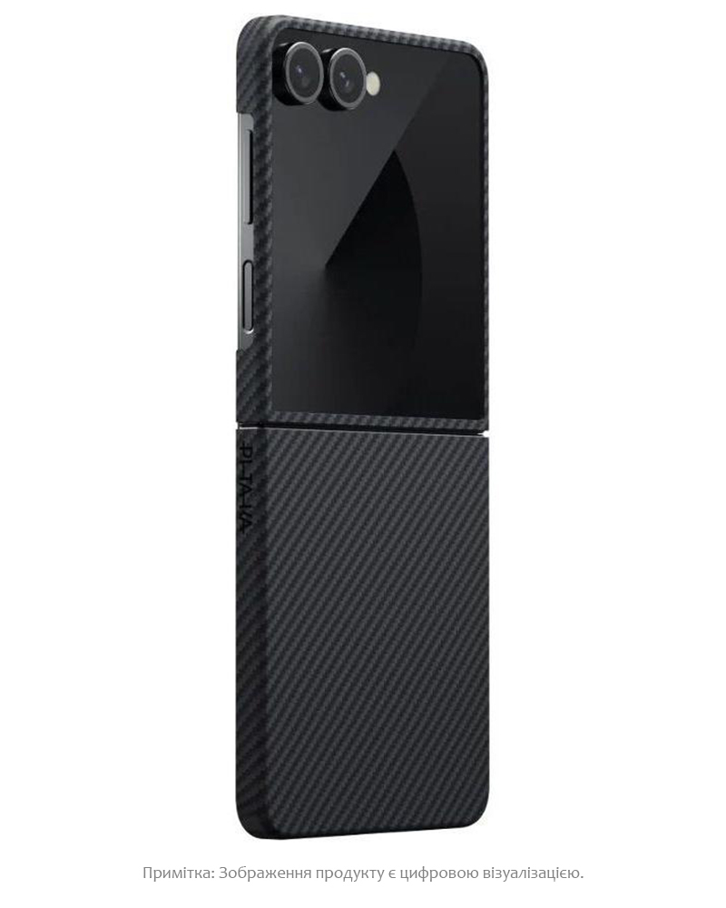 Чохол Pitaka Ultra-Slim Twill Black/Grey для Samsung Galaxy Z Flip 7 (FBFLIP7)