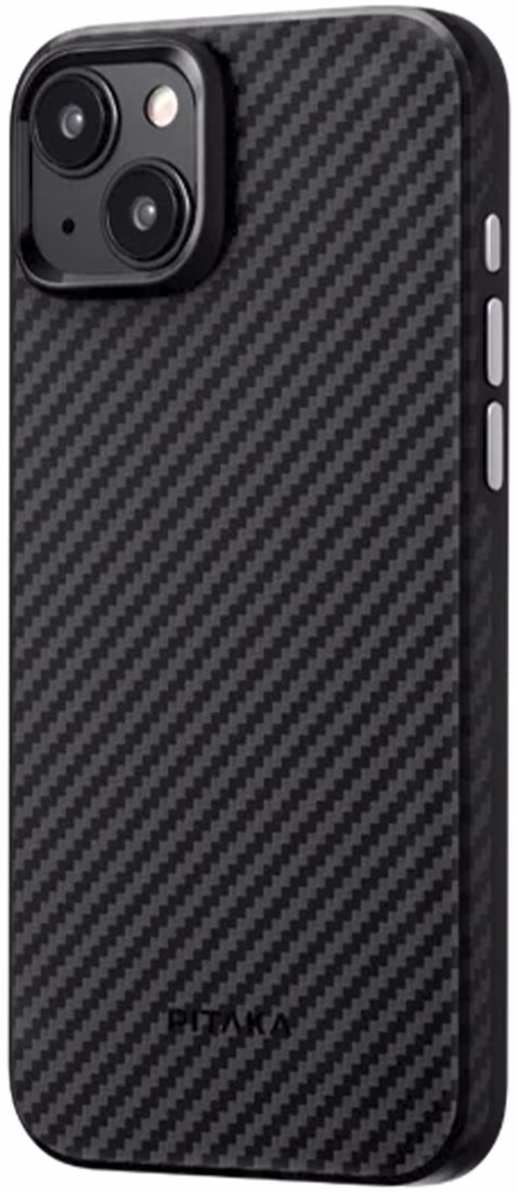 Чехол-накладка Pitaka MagEZ Case Pro 4 Twill 1500D Black/Grey для iPhone 15 (KI1501MMP)