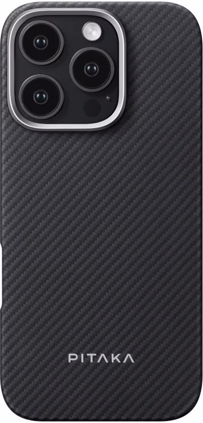 Чохол Pitaka Ultra-Slim Classic Twill 600D Black/Grey для iPhone 16 Pro Max