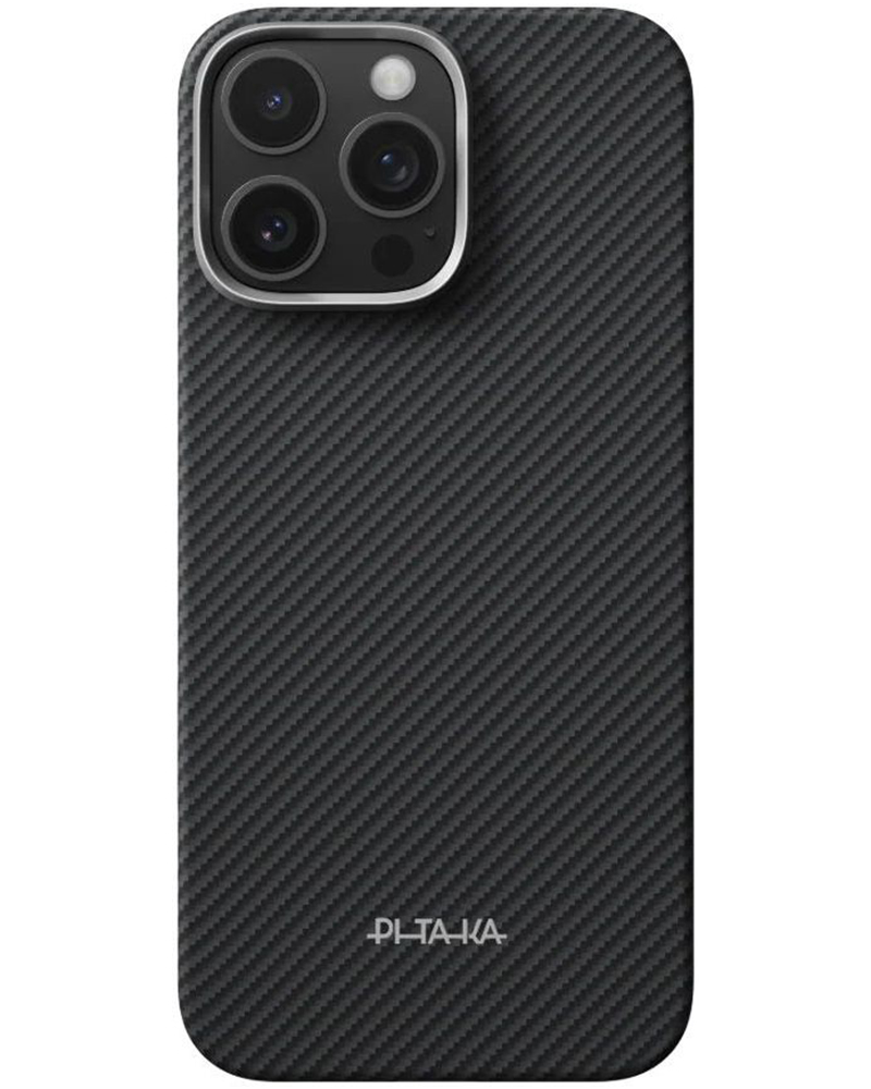 Чохол Pitaka Ultra-Slim Classic Twill 600D PitaTap для iPhone 16 Pro Max Black/Grey