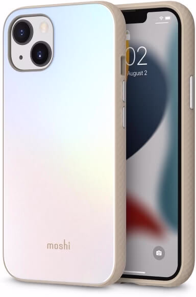 Чохол-накладка Moshi iGlaze Slim Hardshell Case Astral Silver для iPhone 13